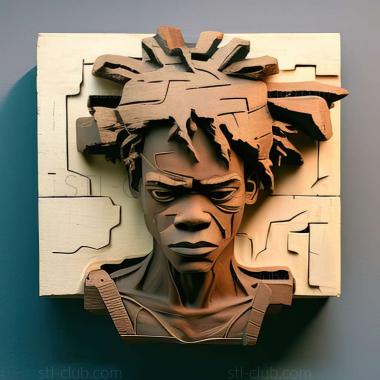 3D model Jean Michel Basquiat American artist (STL)